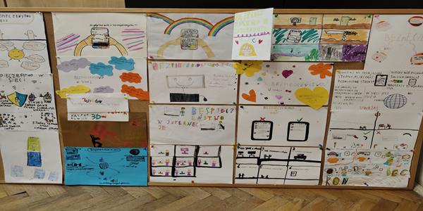 Konkurs plastyczny „Bezpieczeństwo w sieci”