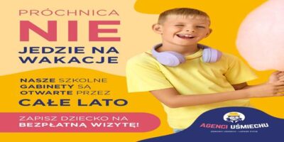 Wakacje bez próchnicy – zadbaj o zęby dziecka przed powrotem do szkoły! Wakacje bez próchnicy – zadbaj o zęby dziecka przed powrotem do szkoły!